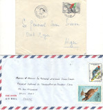 Madagascar.Lot 2 buc. scrisori circulate PL.52