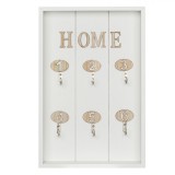 Suport pentru Chei Alb cu 6 Carlige HOME