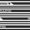 Set protectii praguri CROM - Skoda Rapid