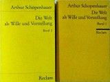 Arthur Schopenhauer - Die Welt als Wille und Vorstellung, 2 vol, Filosofie, Germana, Brosata