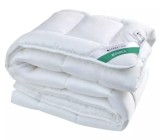 Cuvertura All-Season 135x200 Senna Home Botanica, Tencel, Antialergica, Alba, Pilota usoara, Respirabila, Termoreglare