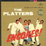 Vinil &quot;Japan Press&quot; The Platters &lrm;&ndash; Golden Platters Deluxe / Encores! (G+), Pop