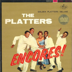 Vinil "Japan Press" The Platters ‎– Golden Platters Deluxe / Encores! (G+)