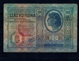 Austro-Ungaria 1912(1919) - 100 korona, cu stampila