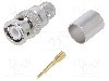 Conector BNC, 50&Omega;, tata, aurit, TELEG&Auml;RTNER - J01000A0061