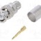 Conector BNC, 50&Omega;, tata, aurit, TELEG&Auml;RTNER - J01000A0061