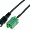 Auxiliar Renault Mufa miniIso verde 6 pini la jack 3,5mm