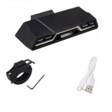 Stop Spate LED Bicicleta 100lm 6 Moduri Incarcare USB Impermeabil