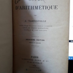 Cours D'arithmetique - A.Tartinville