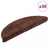 vidaXL Covorașe scară 30 buc maro 56x17x3 cm