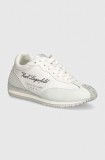 Karl Lagerfeld sneakers VELOCETTE culoarea alb, KL63914