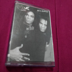 CASETA AUDIO MILLI VANILLI-ALL OR NOTHING EDITIE DE TARABA