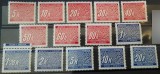 Serie parțială de timbre uzuale &bdquo;Frunze și fructe de tei&rdquo; (Protectoratul Boemiei și Moraviei, 1939&ndash;1940)