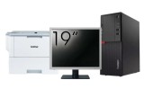 Pachet Second Hand Calculator LENOVO M710T Tower, Intel Core i3-6100 3.70GHz, 8GB DDR4, 256GB SSD, DVD-ROM + Monitor 19 Inch + Imprimanta Brother HL-L