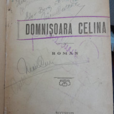 1926, DOMNISOARA CELINA , roman de I. GRECULESCU , Ed. Princeps, Universul, Buc