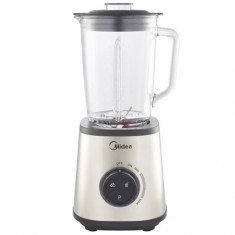 Blender de masa Midea, 1.5 L, recipient sticla, lama inox, 1500 W, carcasa otel