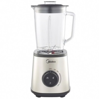 Blender de masa Midea, 1.5 L, recipient sticla, lama inox, 1500 W, carcasa otel foto