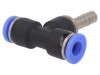 Racord push-in T 6mm BLUELINE