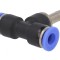 Racord push-in T 6mm BLUELINE