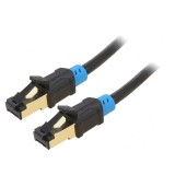Patch cord S/FTP Cat6 PVC Negru 20m Aurit