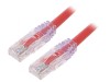 Patch Cord TX6A 10Gig U/UTP PVC Roșu 2m 24AWG