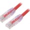 Patch Cord TX6A 10Gig U/UTP PVC Roșu 2m 24AWG