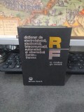 Dicționar de electrotehnică, electronică, telecomunicații, automatică și cibernetică rom&acirc;n francez, M. Condruc și Gh. Nicoară, București 1979, 222