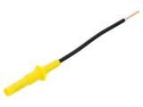 Terminal de măsurare 36A galben, soclu 4mm