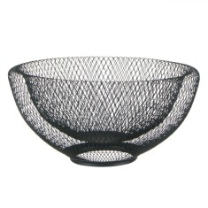 Tava pentru fructe, Metal, negru, 30x15cm foto