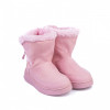 Ghete Fete Bibi Urban Boots Pink Suede cu Blanita 37 EU, Roz, BIBI Shoes