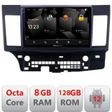 Navigatie Mitsubishi Lancer Android 2K QLED 8GB RAM 128GB 4G