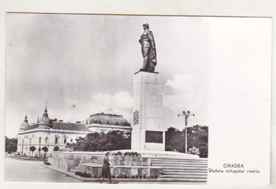 bnk cp Oradea - Statuia ostasului roman - uzata foto