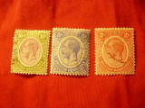 3 Timbre Honduras colonie britanica 1905 ,val.: 2 ,5 si 10C stampilate, Stampilat