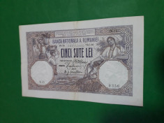 Bancnote romanesti 500lei 1916 august vf foto