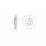 Disc frana Delphi BG9106, parte montare : Punte Fata, Rapid