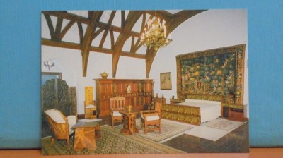 ROM- MUZEUL COTROCENI , DORMITORUL REGINEI MARIA - NECIRCULATA. foto