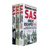 Damien Lewis SAS Great Escapes Series Collection 3 Books Set (SAS Great Escapes, SAS Great Escapes Two &amp; SAS Great Escapes Three)