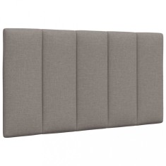 vidaXL Pernă pentru tăblie de pat, Hanko, gri taupe, 90 cm, material textil 4019146