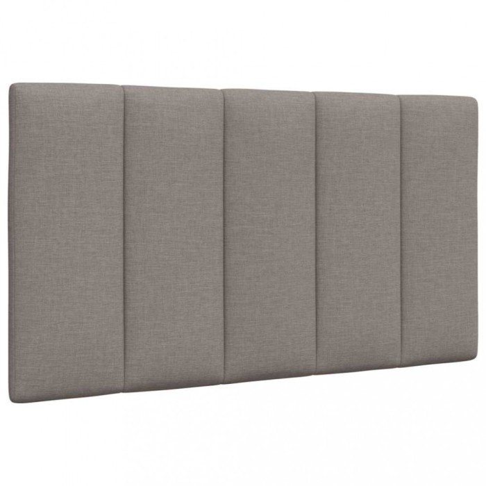 vidaXL Pernă pentru tăblie de pat, gri taupe, 90 cm, material textil 4019146