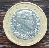 (M1414) MONEDA LETONIA - 1 EURO 2014, MAI RARA