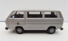 Masinuta VW BUS Volkswagen Transporter T3 ZOLL Herpa 1/87 HO, macheta auto, Made in W. Germany, anii '80, miniatura, 5 cm, colectie (9)