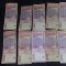 Bancnota 10000 lei-ROMANIA,anul 1994,lot 20 bancnote circulate .T.posta