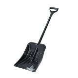 Lopata de iarna, flippy, pentru deszapezire, din abs si aliaj de aluminiu, maner detasabil, 96 x 25 x 54 cm, negru