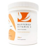 Vitamina C alcalina pulbere 250g Nutriscript, Sodium Ascorbate, Fabricat in Scotia, Quali-C, Non-China