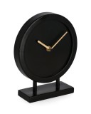 Cumpara ieftin Ceas masa negru auriu Jeremie 18x6x21.5 cm