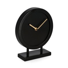 Ceas masa negru auriu Jeremie 18x6x21.5 cm