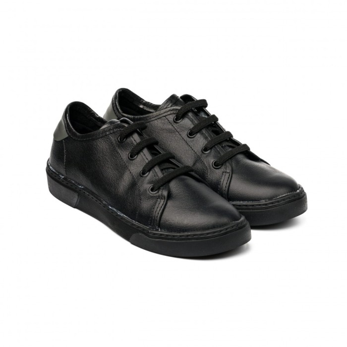 Pantofi Baieti Bibi On Way Black cu Siret Elastic 29 EU