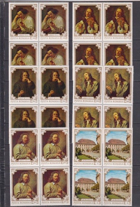 REPRODUCERI DE ARTA II SIMTURILE LP. 751 + 752 MNH