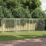 Cușcă pentru c&acirc;ine Argintiu 600 x 200 x 200 cm Oțel Galvanizat