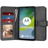 Husa pentru Motorola Moto E13 - Techsuit Diary Book - Black